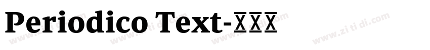 Periodico Text字体转换